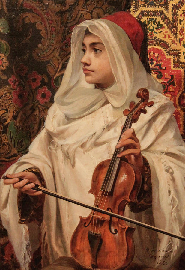 Music Painting - The arab fiddler, 1884 by Pedro Americo
