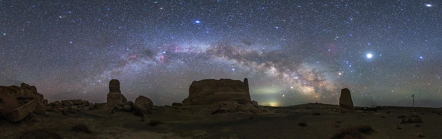 The Arc Of The Milky Way From Dafang Photograph by Jeff Dai