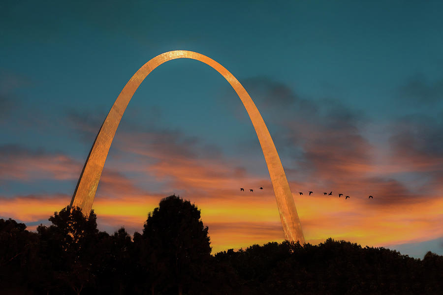 The Arch At Sunset Photograph by Galloimages Online - Pixels