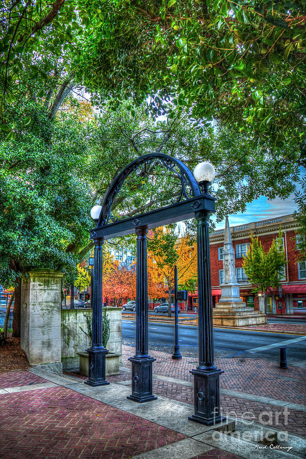 The Arch Fall 7 University Of Georgia Arch Art Photograph by Reid Callaway