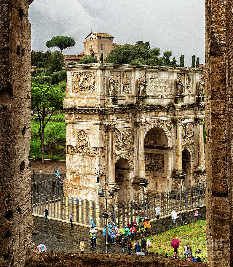 The Arch of Constantine Rome 2 Photograph by Wayne Moran