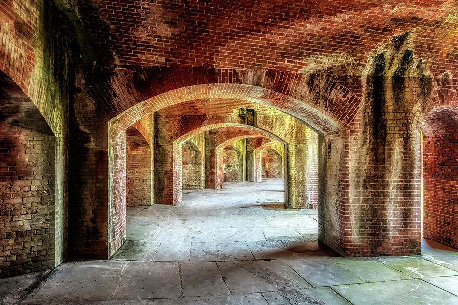 The Arches of Fort Massachusetts Photograph by Susan Rissi Tregoning