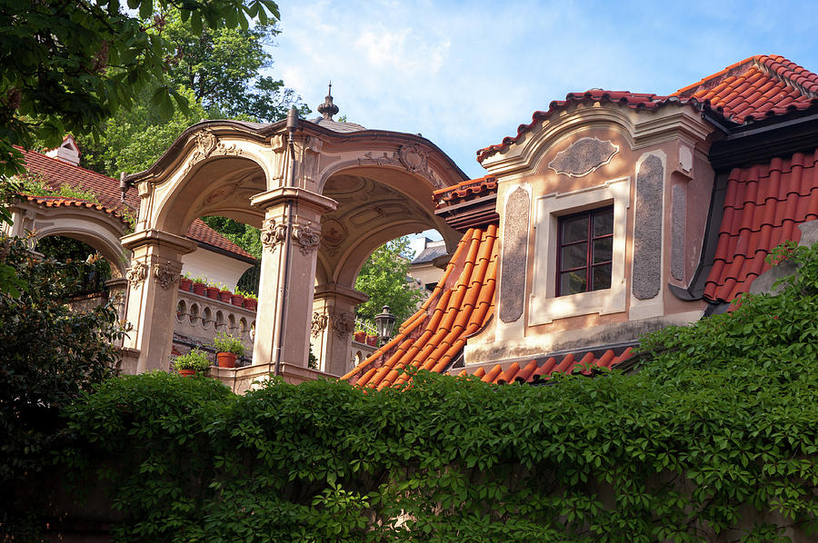 The Architecture Details in Baroque Kolowrat Garden 1 Photograph by Jenny Rainbow