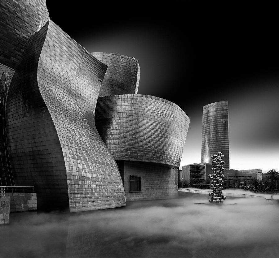 Black And White Photograph - The Architecture Of The Future by Peru Serra