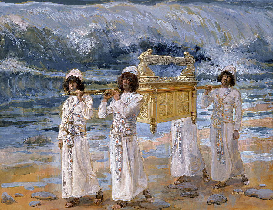 The Ark Passes Over the Jordan 1902 Painting by James Tissot Pixels