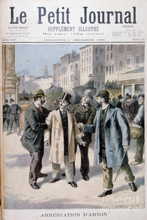The Arrest Of Arton, 1895. Artist Drawing by Print Collector