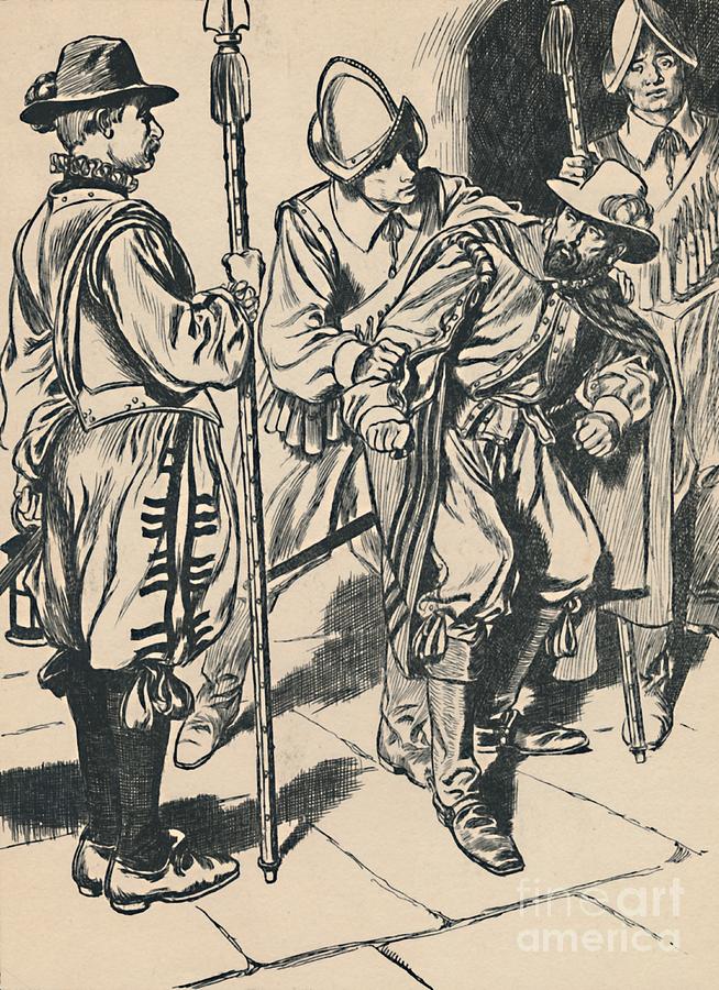 The Arrest Of Guy Fawkes Drawing by Print Collector