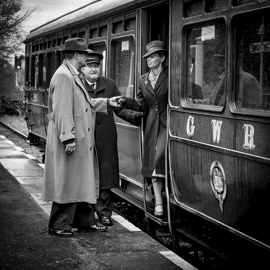 Train Photograph - The Arrival by Richard Bland
