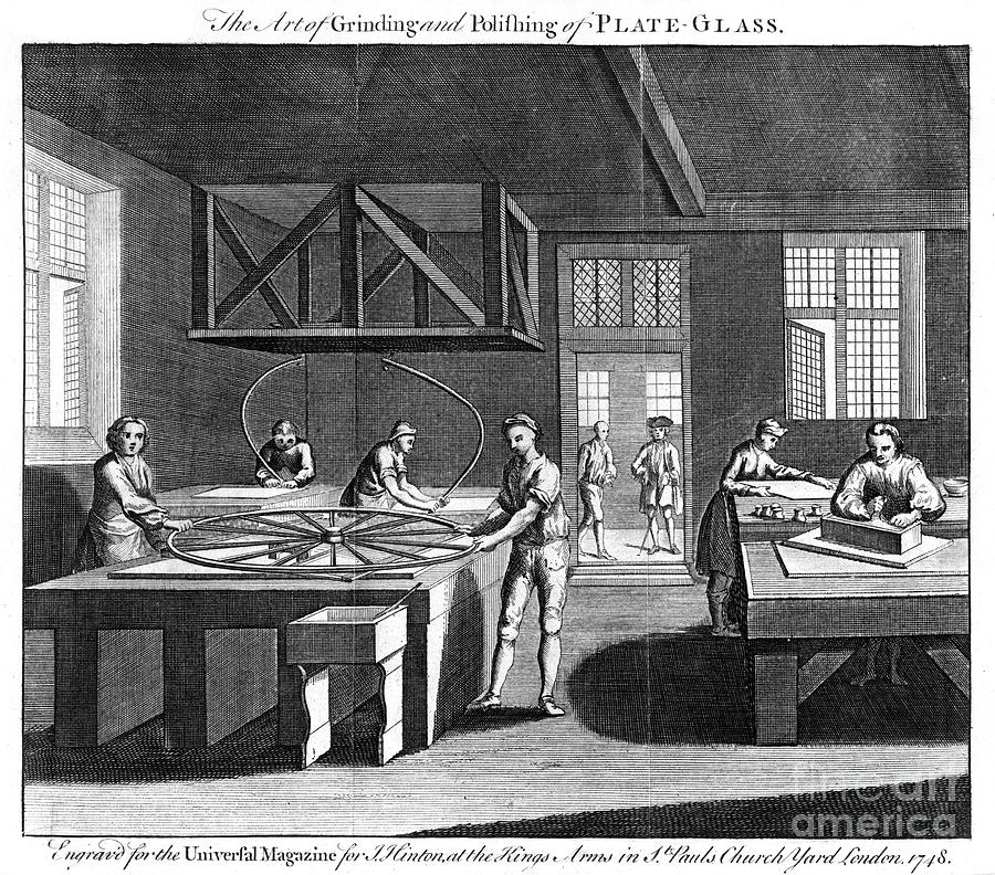 The Art Of Grinding And Polishing Drawing by Print Collector