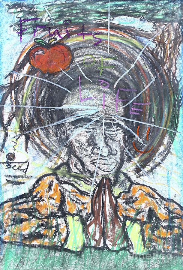 The Art Of Peace S1E4 Original Pastel by Odalo Wasikhongo