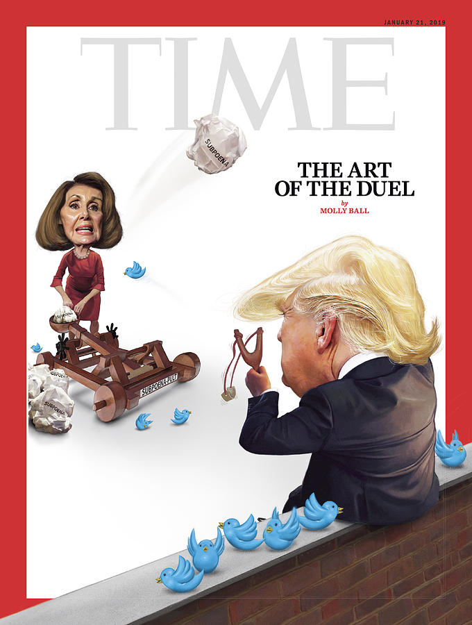 Donald Trump Photograph - The Art of the Duel by Illustration by Jason Seiler for TIME