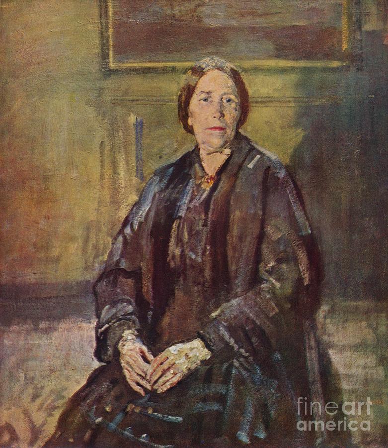 The Artists Mother Drawing by Print Collector