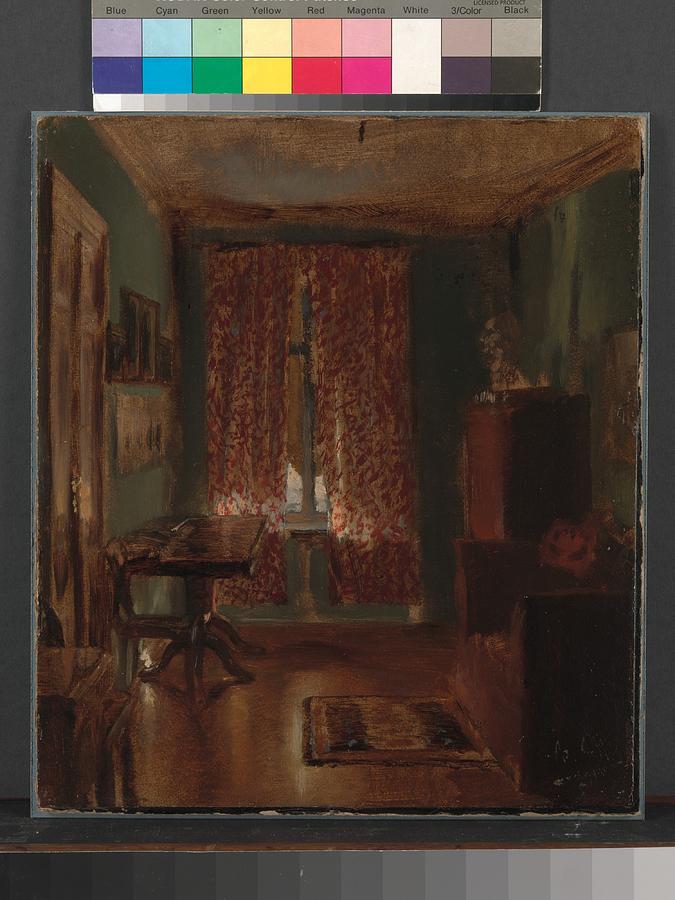 The Artists Sitting Room In Ritterstrasse 1851 Painting