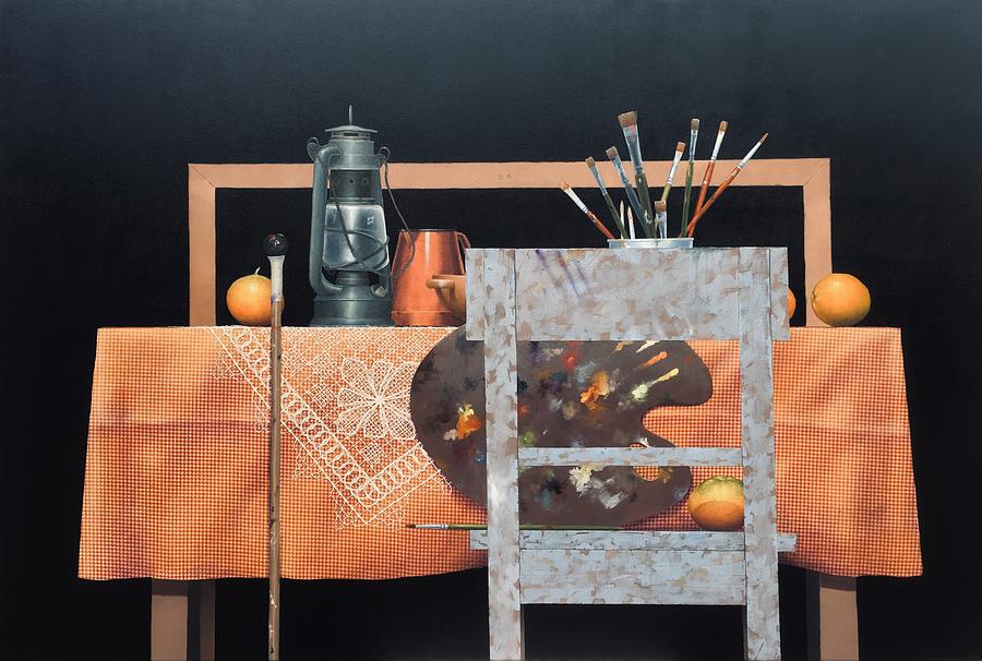 THE ARTIST'S TABLE by Hernan Miranda THE ARTIST'S TABLE by Hernan Miranda