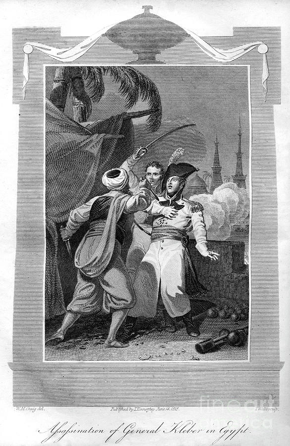 The Assassination Of General Kléber Drawing by Print Collector