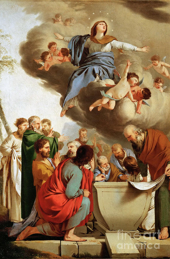 The Assumption Of The Blessed Virgin Drawing by Heritage Images