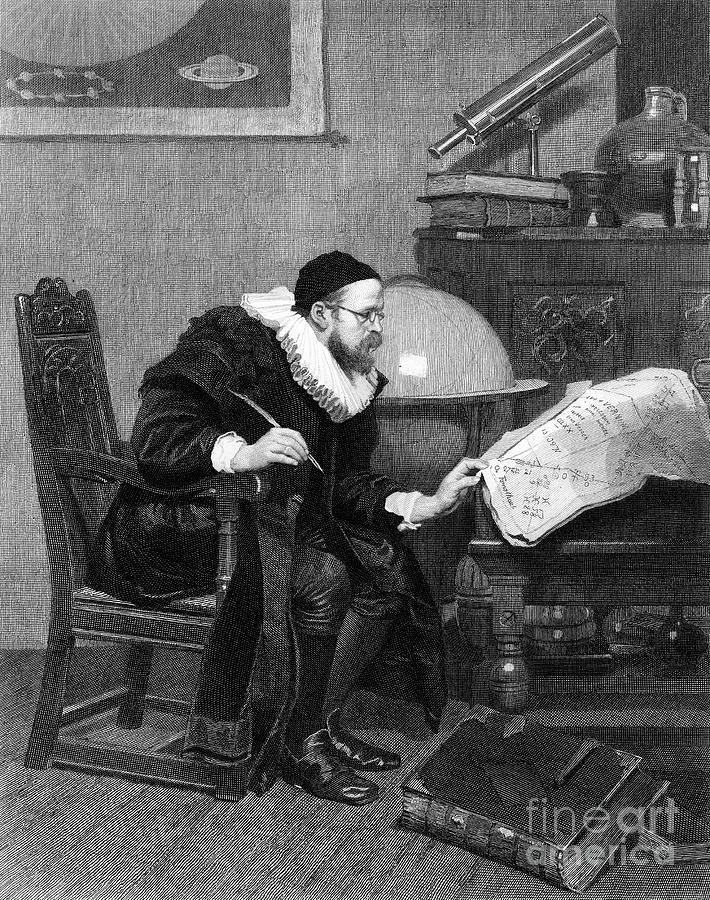 The Astrologer, C19th Century.artist J Drawing by Print Collector
