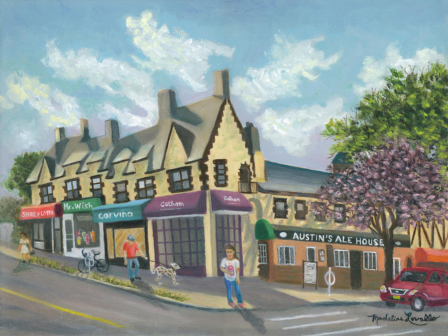 The Austin Ale House Painting by Madeline Lovallo