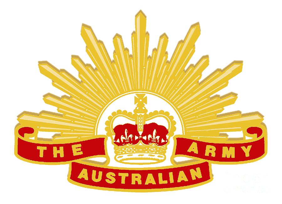 Nogen Møntvask mekanisk The Australian Army Badge Digital Art by Nikki Sandler