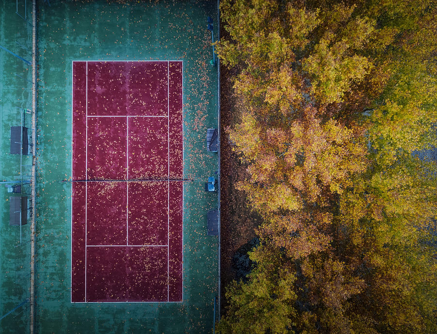 Tennis Photograph - The Autumn Invasion by Jose Manuel Martin
