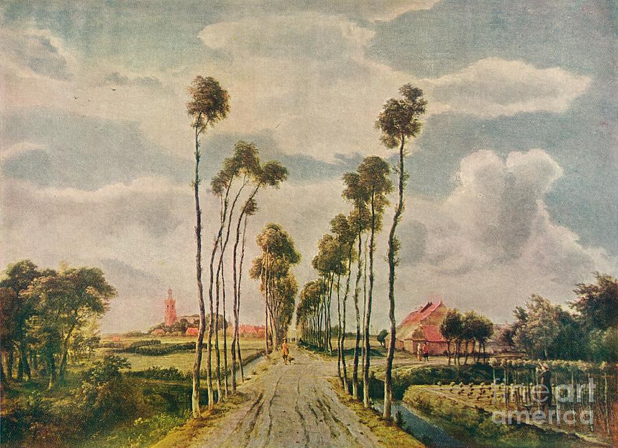 The Avenue At Middelharnis, 1689 Drawing by Print Collector