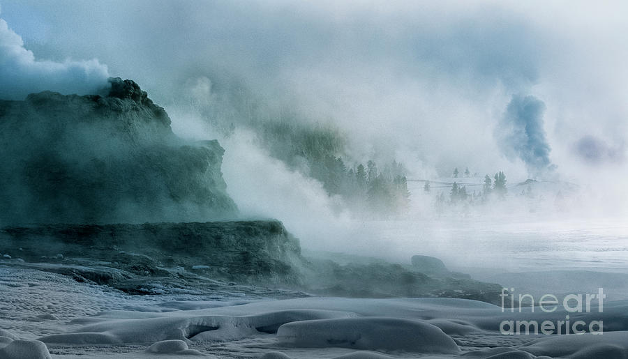 The Awe of Yellowstone Photograph by Sandra Bronstein