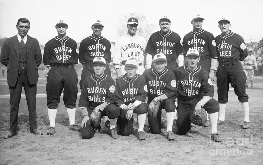 The Babe Ruth Team by Bettmann