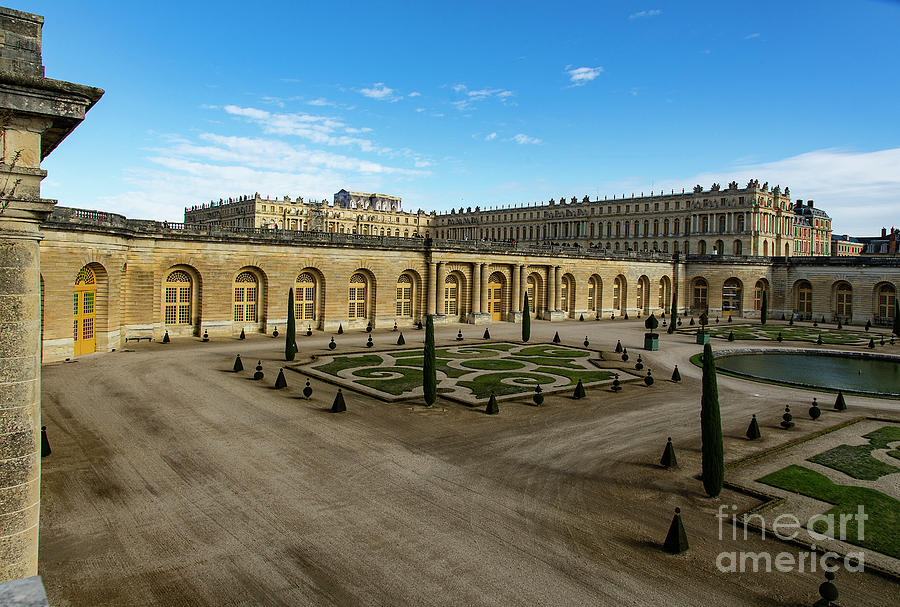 The Back Side of The Palace of Versailles Photograph by Wayne Moran