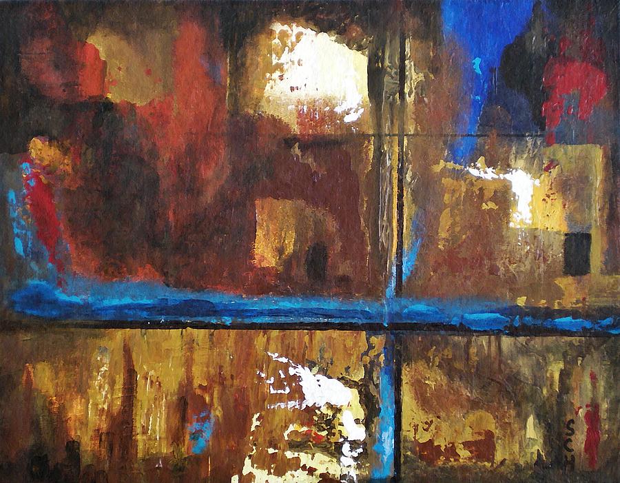 Abstract Painting - The Badlands Number Four by Scott Haley Abstract Painting - The Badlands Number Four by Scott Haley