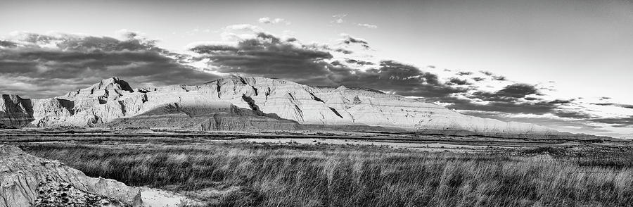 Badlands National Park Photograph - The Badlands Panorama by Jim Thompson