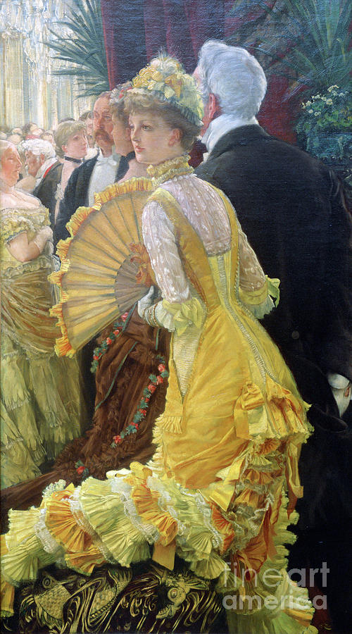 The Ball, C1878. Artist James Tissot Drawing by Print Collector