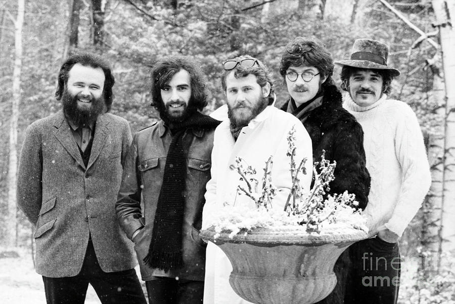 Music Photograph - The Band In Woodstock by The Estate Of David Gahr