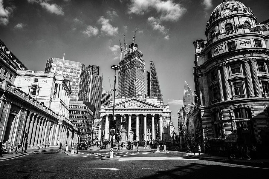 London Photograph - The Bank Of England by Martin Newman