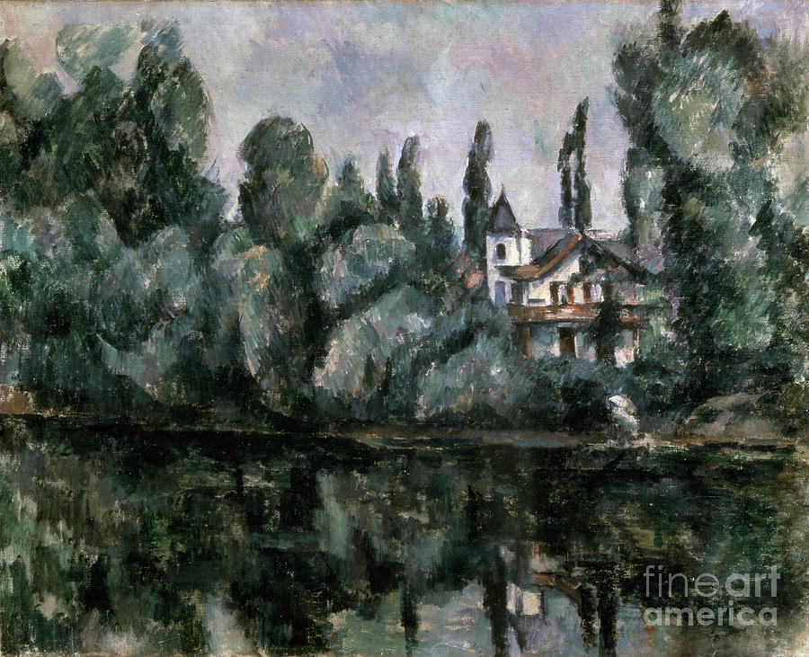 The Banks Of The Marne Villa Drawing by Heritage Images