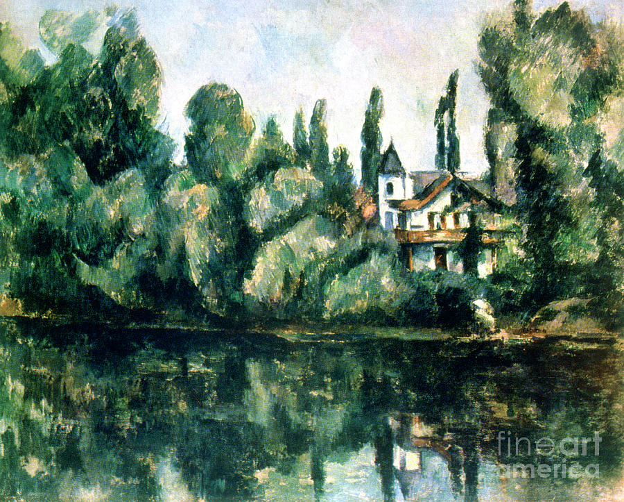 The Banks Of The Marne, Villa Drawing by Print Collector