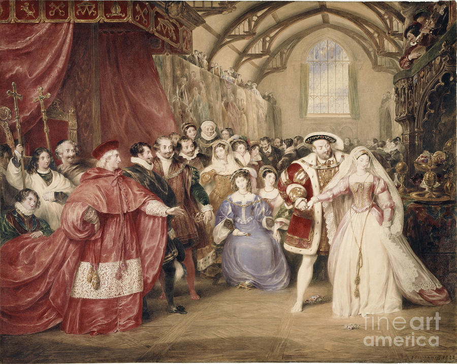 The Banquet Of Henry Viii In York Drawing by Heritage Images