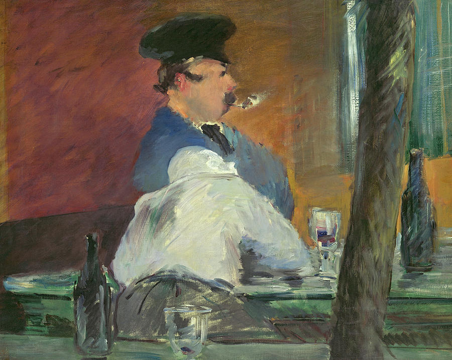 Edouard Manet Painting - The Bar, 1879 by Edouard Manet