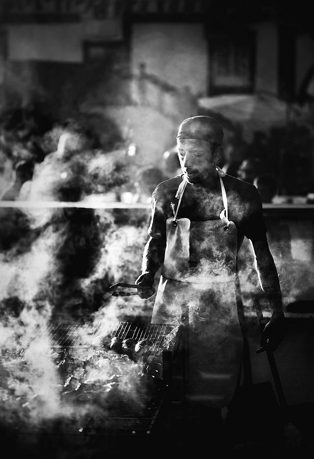 The Barbecue Man Photograph by Redbenjamim Leandro De Medeiros