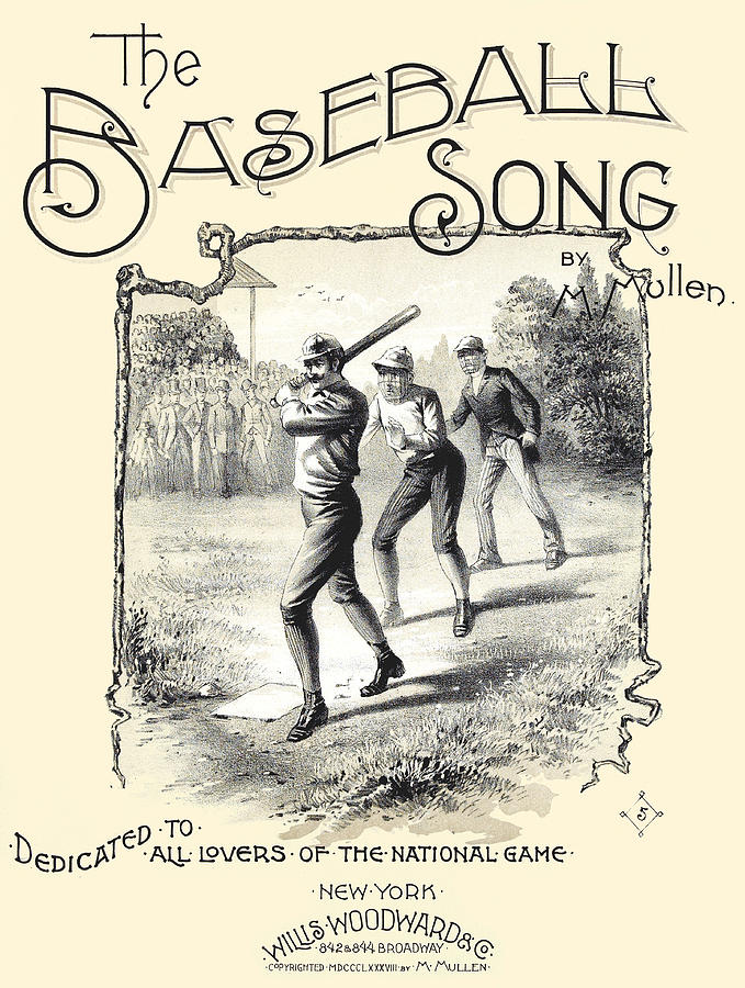 The Baseball Song Painting by Unknown