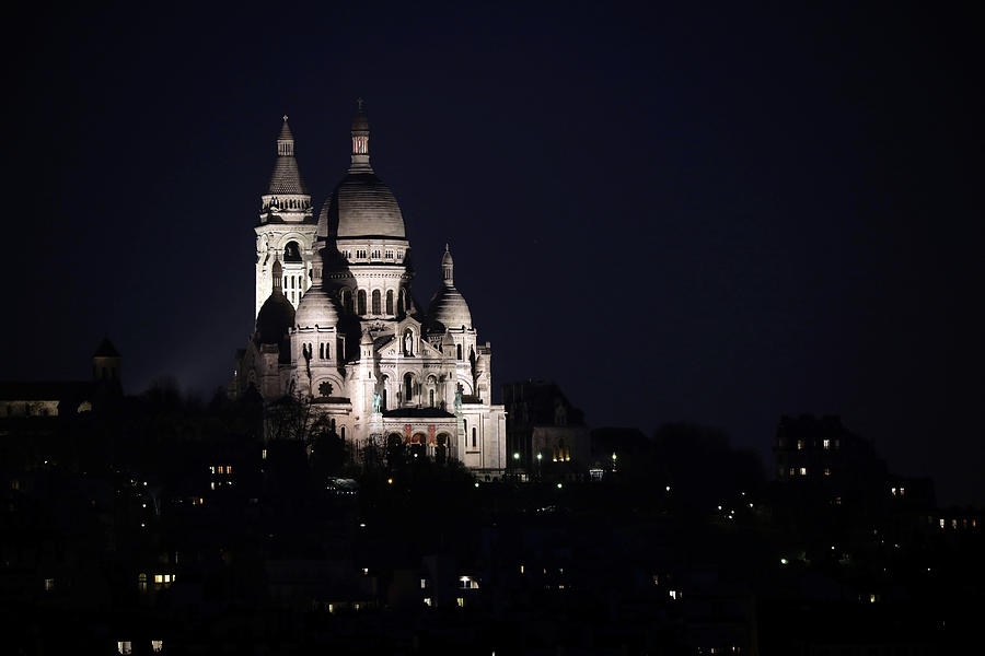 The Basilique Du Sacre Coeur is Seen Photograph by Kevin Coombs - Fine ...