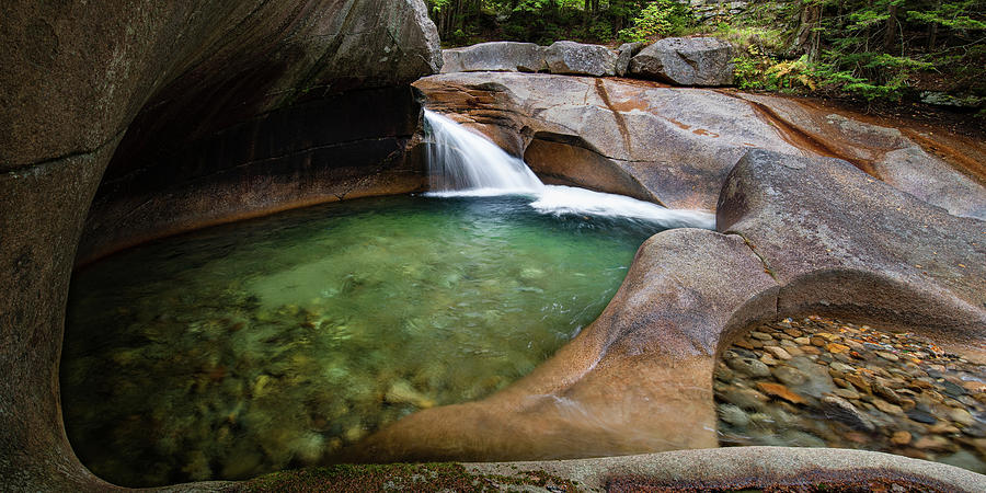 The Basin at Franconia Notch State Park 2x1 Photograph by William Dickman