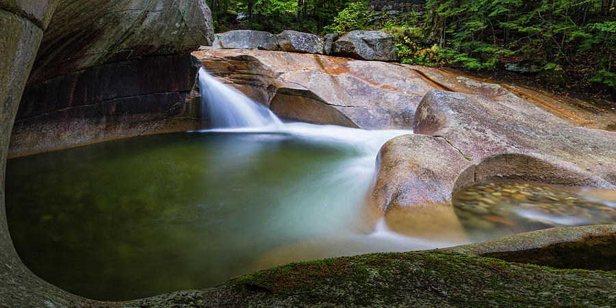 The Basin at Franconia Notch State Park II Photograph by William Dickman