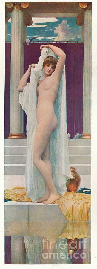 The Bath Of Psyche, C1890 Drawing by Print Collector
