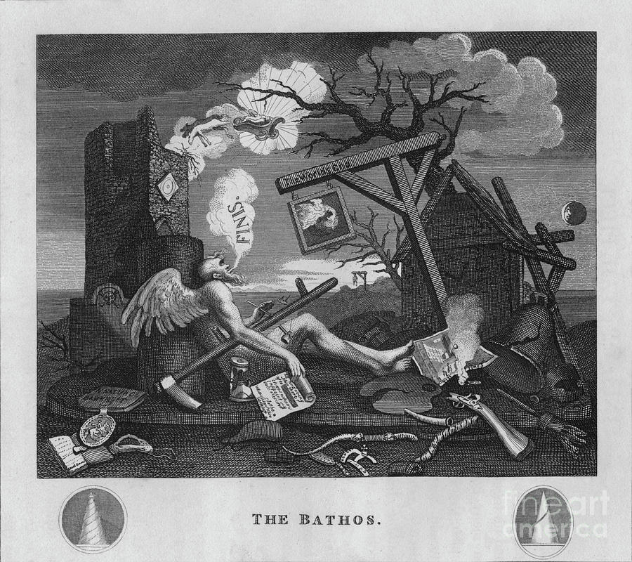 The Bathos Drawing by Print Collector