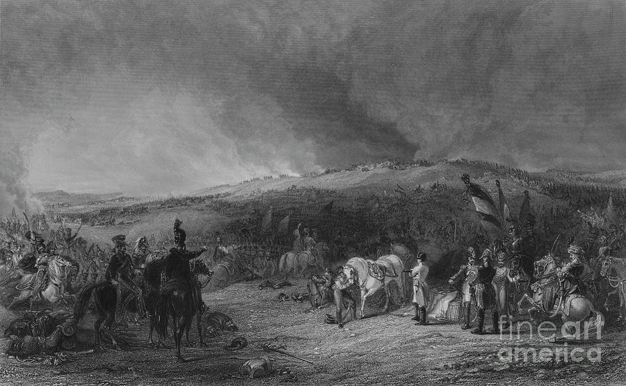 The Battle Of Borodino Drawing by Print Collector