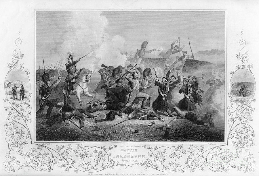The Battle Of Inkerman Drawing by Print Collector