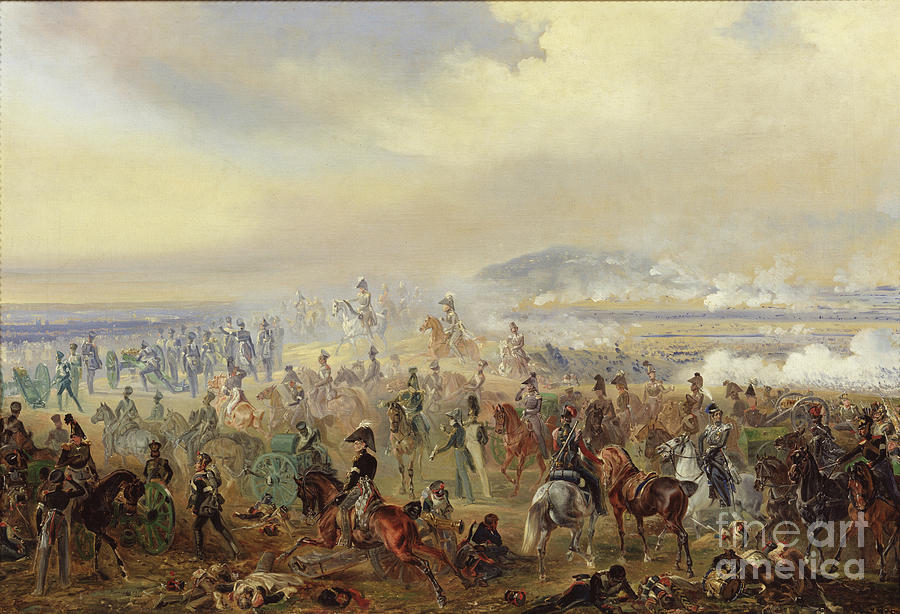The Battle Of Leipzig In October 1813 Drawing by Heritage Images