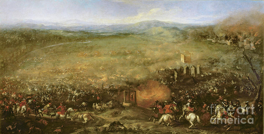 The Battle Of Lutzen In 1632 Painting by Jacques Courtois Pixels