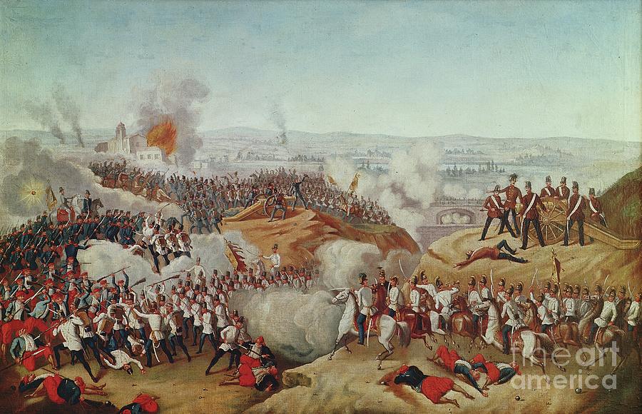 The Battle Of Magenta, 4th June 1859, C.1859 Painting by Austrian ...