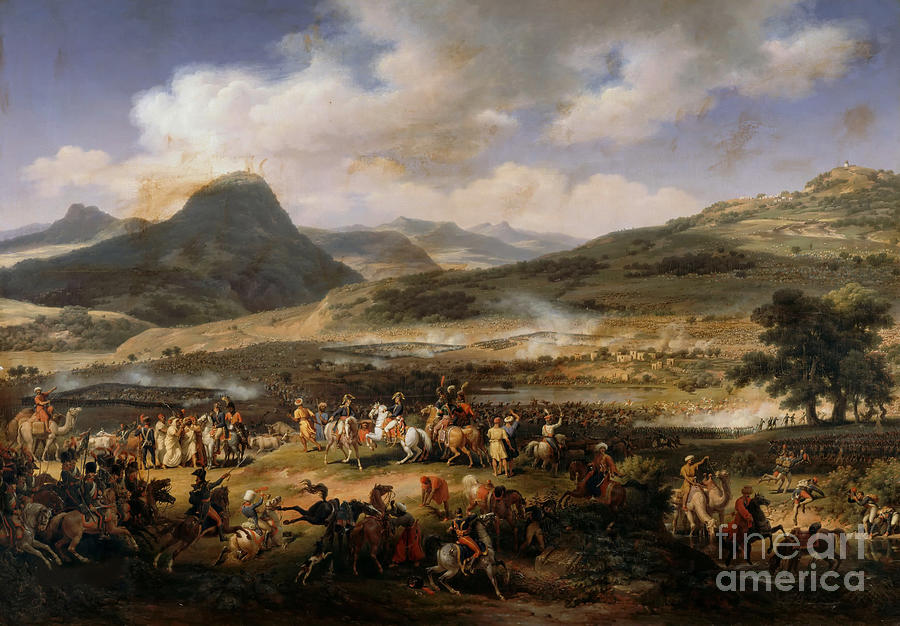 The Battle Of Mount Tabor On 16 April Drawing by Heritage Images
